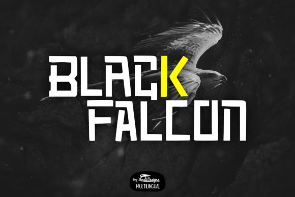 Black Falcon Font: A Bold Statement for Your Handmade Business