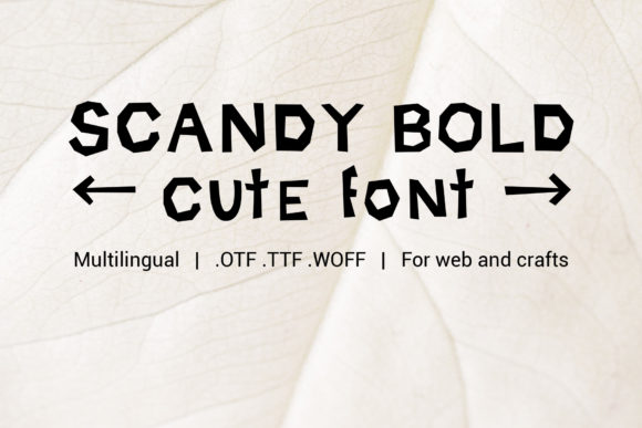 Choosing a Font Like Scandy Bold Can Transform Your Business Look