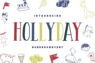 Hollyday Font Review: A Playful Modern Display Typeface