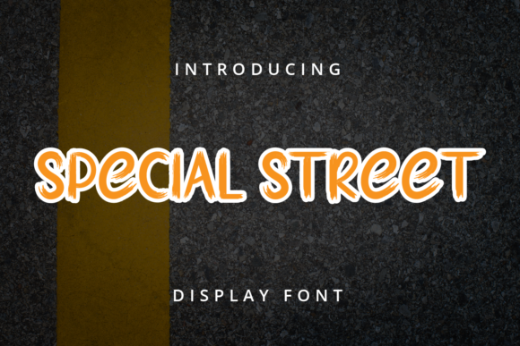Integrating Special Street: A Display Font for Editorial Atmosphere