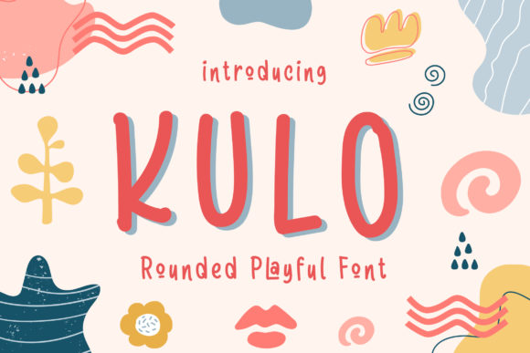 Kulo: A Playful Display Font for Digital Brands