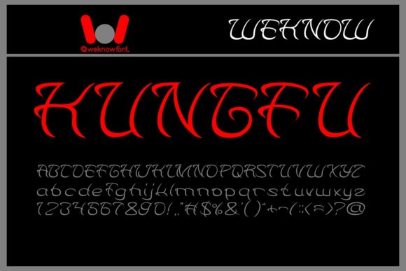 Kungfu Typeface: A Unique Display Font for Digital Creators