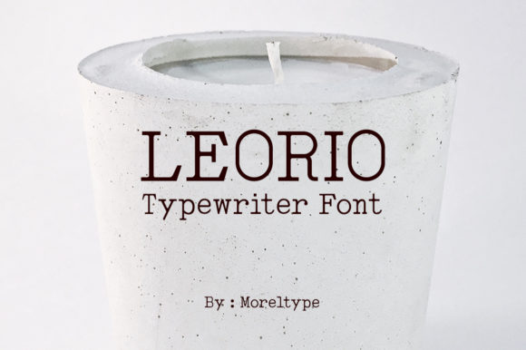Leorio: A Minimal Serif Font for Distinctive Branding