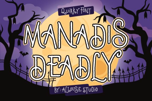 Manadis Deadly Font: A Spooky Spark for Your Brand’s Visual Story