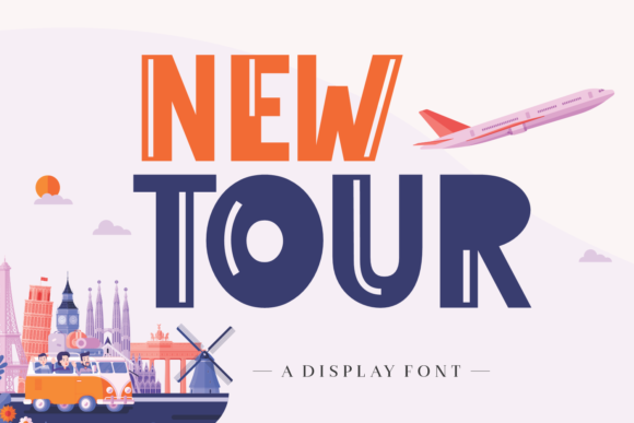New Tour: A Bold Display Font for Digital Design