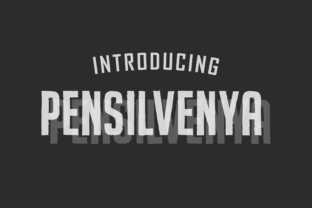 Pensilvanya: A Display Font Built for Digital Impact