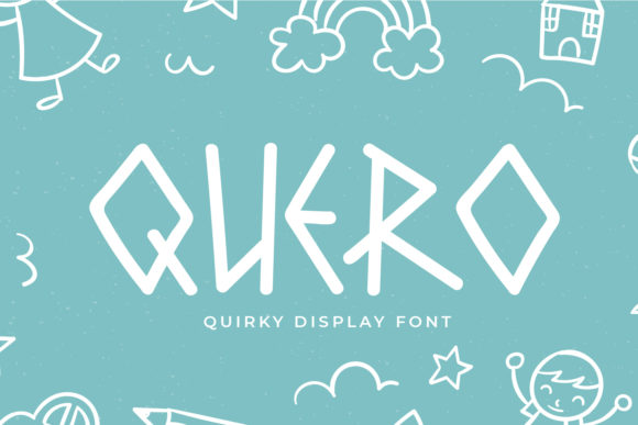 Quero Font: A Display Typeface for Brand Character