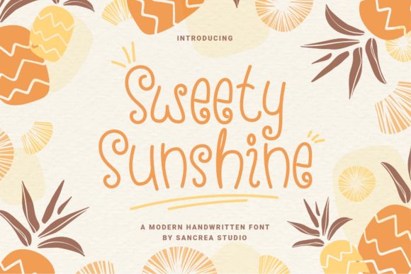 Sweety Sunshine Font: A Little Spark for Your Brand