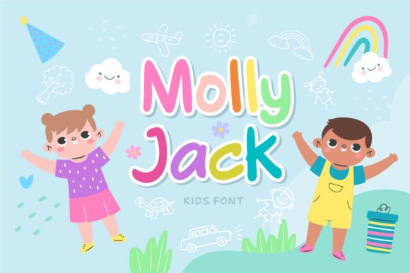 The Molly Jack Font: A Playful Display Typeface for Digital Branding