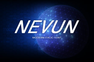 The Nevun Font: A Modern, Handcrafted Typeface for Craft Products