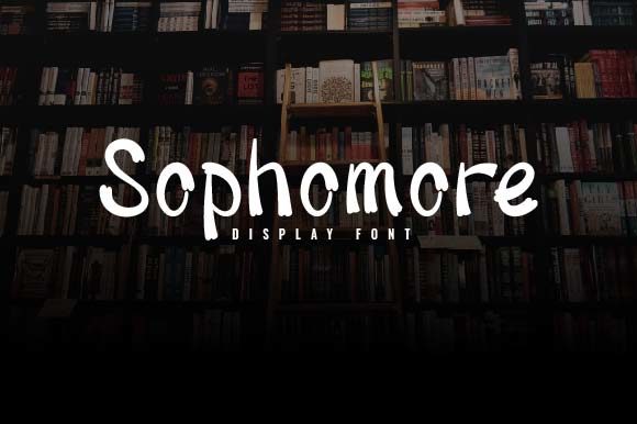 The Sophomore Font: A Quirky Display Typeface for Brands