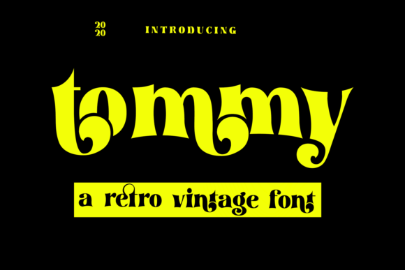 Tommy: A Display Font Built for Digital Presence