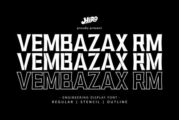 Vembazax Rm: The Assertive Display Font for Your Campaigns