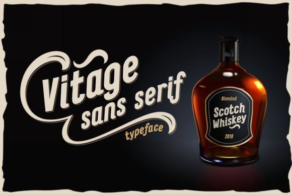 Vitage: The Vintage Display Font for Confident Branding